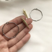 Подвеска "Круг и конус" 30мм