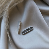 Разделитель на 4 нити с циркониями, 22*5 мм