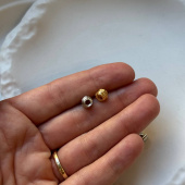 Бусина ювелирная "Намотка", 5*6.5 мм