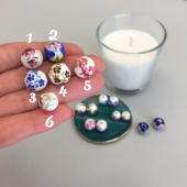 Бусины керамические 10 и 12 мм