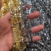 Гематит "Грани", 4 мм, нить