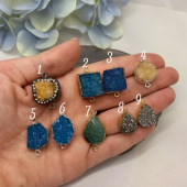 Коннекторы и подвески из натуральных камней