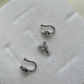 Кафф «Микки» с циркониями, 10 мм