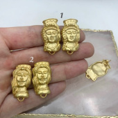 Швензы, Итальянская фурнитура, матовая позолота 24К