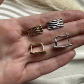 Швензы с английским замком «Виттория», 15*13 мм