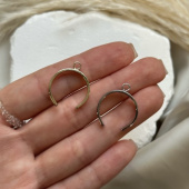 Основа для кольца с петлёй, 19*3 мм