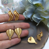 Швензы, Итальянская фурнитура. Матовая Позолота 18К.