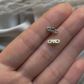 Разделитель на 2 нити с цирконием, 10*3 мм