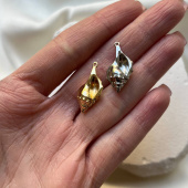 Подвеска "Ракушка" колючая, 22*11 мм