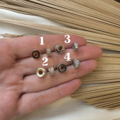 Спейсер с циркониями, 7*3/7*4 мм