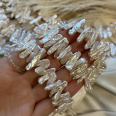 Жемчуг натуральный «Бива», 12-25 мм