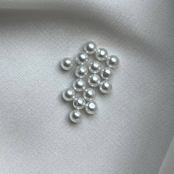 Жемчуг Майорка, полупросверленная, 2 мм, штука