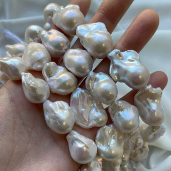 Жемчуг натуральный барочный ААА, 20-30 мм