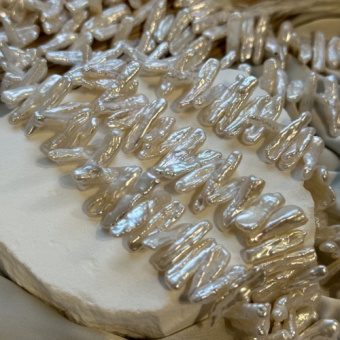 Жемчуг натуральный «Бива», 12-25 мм