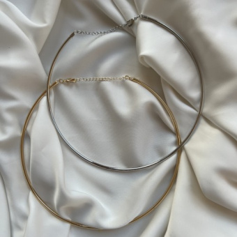 Основа для чокера с удлинителем "Круг" D-13 см