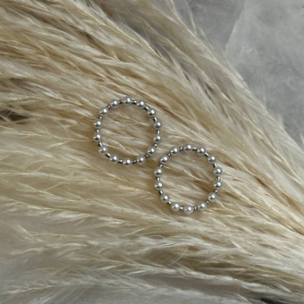 Швензы круглые с жемчугом Майорка, 17 мм