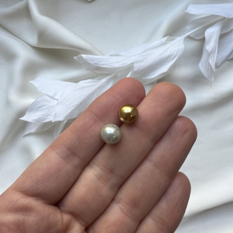 Глянцевый жемчуг майорка, гладкая бусина, 8 мм