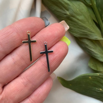 Подвеска "Крест", 21*10 мм