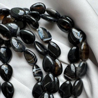 Агат Ботсвана "Капля", 18*13 мм, штука