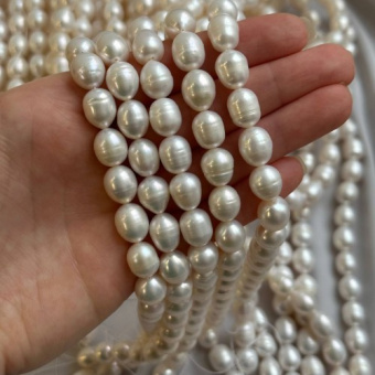 Жемчуг "Бочонок" 10-15 мм