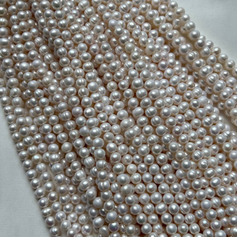Жемчуг натуральный, 8-9 мм, штука