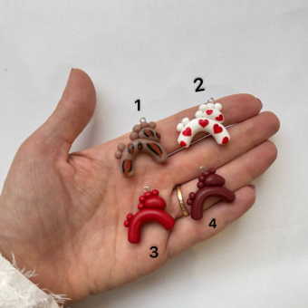 Подвеска "Лошадь", полимерная глина, 30*25 мм