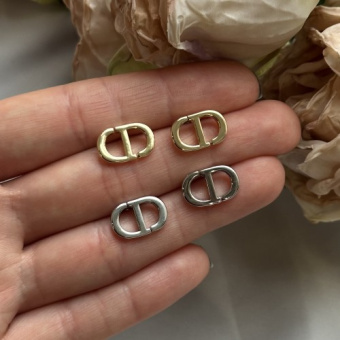 Серьги в стиле Christian Dior, 15*9 мм