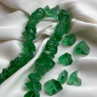 Аквакварц зеленый, 8-12 мм, штука