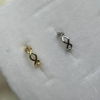 Кафф "Переплетение", 12*3 мм