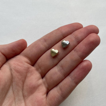 Бусина "Сердце", 8*7.5 мм