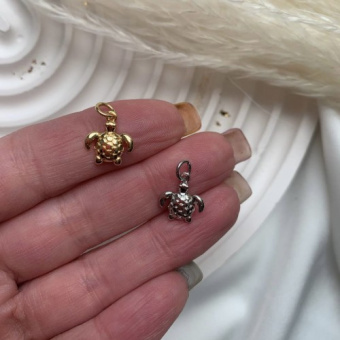 Подвеска «Черепаха», 12*10 мм