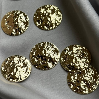 Подвеска "Монета" мятая, 20 мм