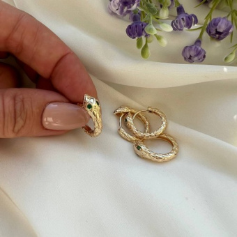 Швензы - конго (бублики) "Змеи", 14 мм