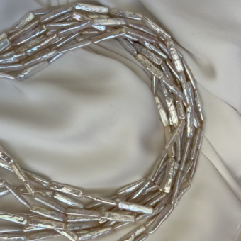 Жемчуг натуральный «Палочка», поштучно