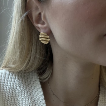 Серьги, производство Италия