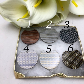 Подвеска акрил "Срезанный круг"