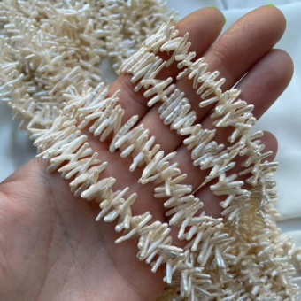 Жемчуг натуральный, "Бива" 18 и 10 мм, 1 см