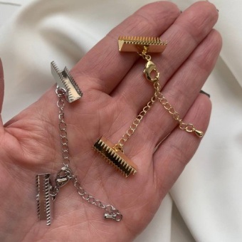 Зажим для ленты, гладкий, 20 мм