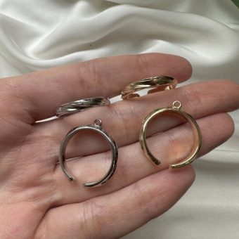 Основа для кольца с петлей, плетёное, безразмерное