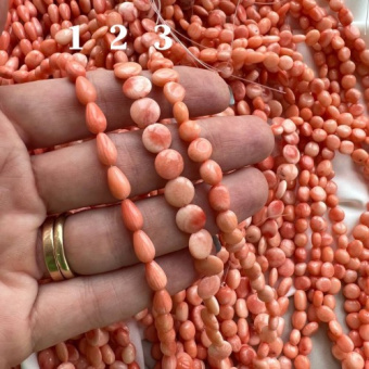 Натуральный коралл различных форм