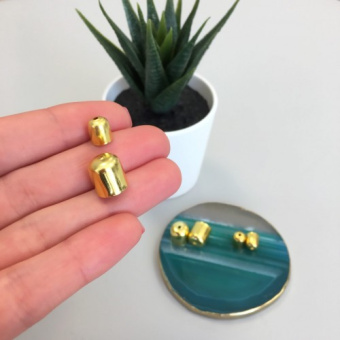 Концевик позолоченный 6 и 10мм