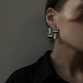 Швензы "Комбинированный квадрат", 30*30 мм, родирование